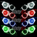 Yamaha R1 2004 2005 2006 Ccfl Quad Halo Angel Eyes lights rings motorcycle