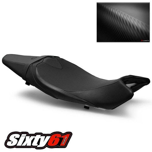 Suzuki SV650 Seat Cover 2016-2022 2023 2024 2025 Luimoto Black Gunmetal Gray
