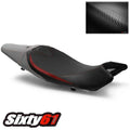 Suzuki SV650 Seat Cover 2016-2022 2023 2024 2025 Luimoto Black Gray Red Carbon