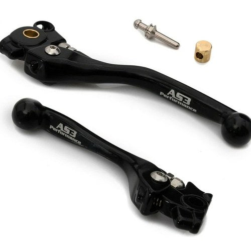 AS3 Brake Clutch Levers for Kawasaki KX 250 2021-2024 KX 450 2019-2023