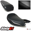 Suzuki Gsxs 1000 Seat Covers 2015-2019 2020 Luimoto Front Rear Black Gray Carbon