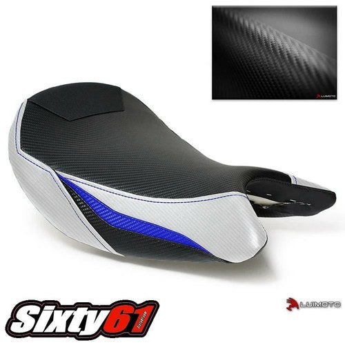 Suzuki Gsxs 1000 Seat Cover 2015-2020 Luimoto Front Suzuki Blue White Carbon