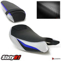 Suzuki Gsxs 1000 Seat Covers 2015-2019 2020 Luimoto Front Rear Blue White Carbon