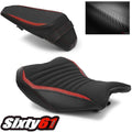 Kawasaki Z900 Seat Covers 2017 2018 2019 Luimoto Front Rear Red Black Carbon