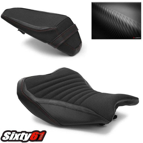 Kawasaki Z900 Seat Covers 2017 2018 2019 Luimoto Front Rear Black Carbon
