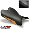 Yamaha R6 Seat Cover 2008-2011 2012 2013 2014 2015 2016 Luimoto Front Gold Black