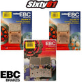 Hayabusa Front Rear Brake Pads Ebc HH 1999-2001 2002 2003 2004 2005 2006 2007