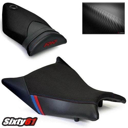 BMW S1000RR Seat Covers 2009 2010 2011 Motorsports Luimoto Front Rear Black