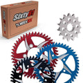 R1 Front and Rear Sprocket 1998-2013 2014 Yamaha Vortex 530 Pitch Red Blue Black