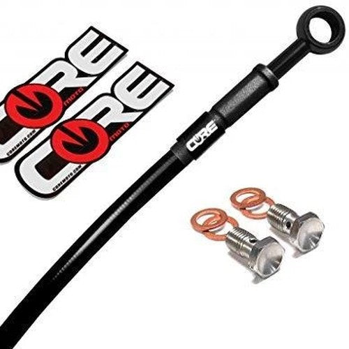 Gsxr 1000 2007 2008 Black 36" Extended Rear Brake Line for Swingarm Extensions