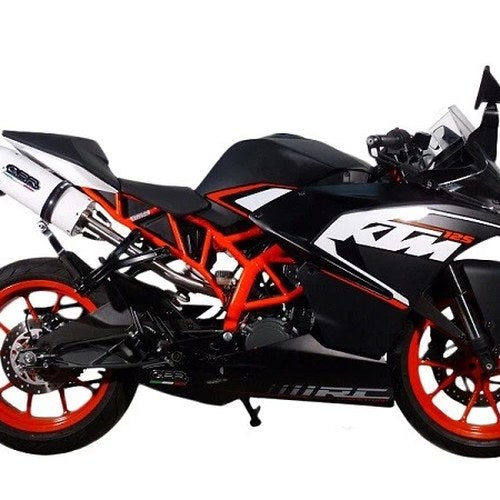 Gpr Exhaust KTM RC 125 2014-2016 Homolog Slip-On Albus Ceramic