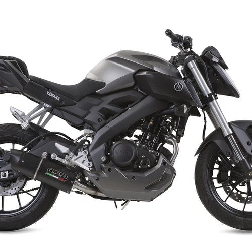 Gpr Exhaust Yamaha MT 125 2014-2016 Homolog Slip-On Furore Nero