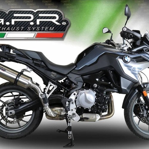 Gpr Exhaust BMW F750GS 2018-2019 Homolog Slip-On SatInox