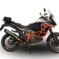 Gpr Exhaust KTM LC8 1290 Super Adv 2017-2020 Slip-On Furore Evo4 Nero, DB Killer