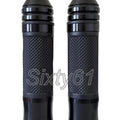Suzuki Gsxr 600, 750 Comfort Black Hand Grips Bar Ends Spiked
