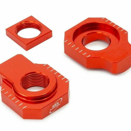 AS3 Axle Blocks for KTM 125 150 250 350 450 SX Sxf 05-12 300 500 530 Exc 05-23