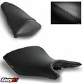 Yamaha R3 Seat Covers 2015-2023 2024 2025 Luimoto Front Rear Red Stitch Black