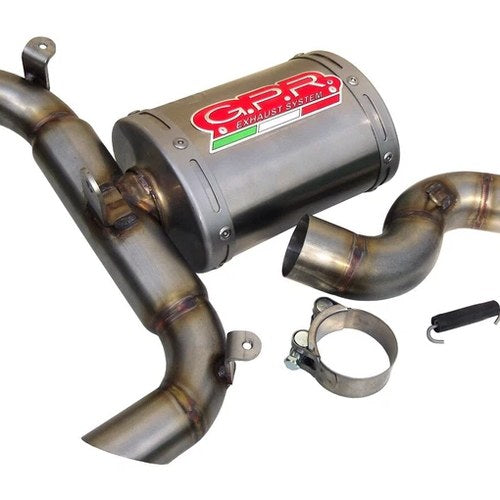 Gpr Exhaust Suzuki Gsr 400 2006-2011 Ghost Line Homolog Slip-On Aluminum Ghost