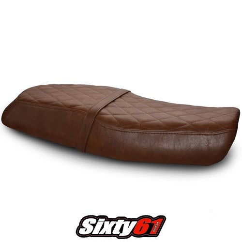 Honda CB1100 Seat Cover 2017 2018 2019 2020 Dark Brown Luimoto Leather Look