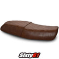 Honda CB1100 Seat Cover 2017 2018 2019 2020 Dark Brown Luimoto Leather Look
