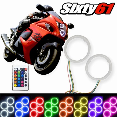 Yamaha YFZ450R Multi Color Changing Plasma Halo Angel Eyes w Remote
