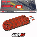 Kawasaki ZX14R Red RK Gxw Chain 150 Link 530 Pitch XW-Ring for Extended Swingarm