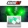 Motorcycle Green LED Side Marker Light Parking Bulbs for Honda Suzuki Yamaha
