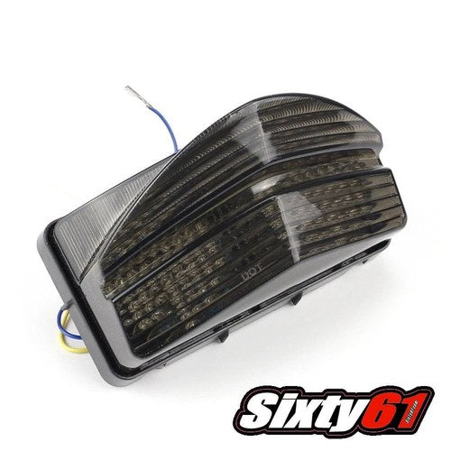 Cbr 600RR Tail Light LED 2007-2011 2012 Honda Integrated Turn Signal Brake Smoke