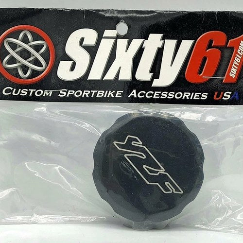 Yamaha R1 R6 52MM Black Front Brake Reservoir Cover Cap 1999-2022 2023 2024 2025