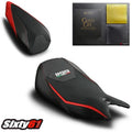 Ducati Panigale 1199 Seat Covers with Gel Pad 2011-2015 Luimoto Veloce Black