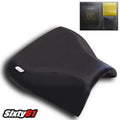 Suzuki Gsxr 600 750 Seat Cover with Gel 2001 2002 2003 Luimoto Front Black Rider