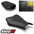 Honda CBR1000RR Seat Cover with Gel 2008-2016 Luimoto Front Rear Black Carbon