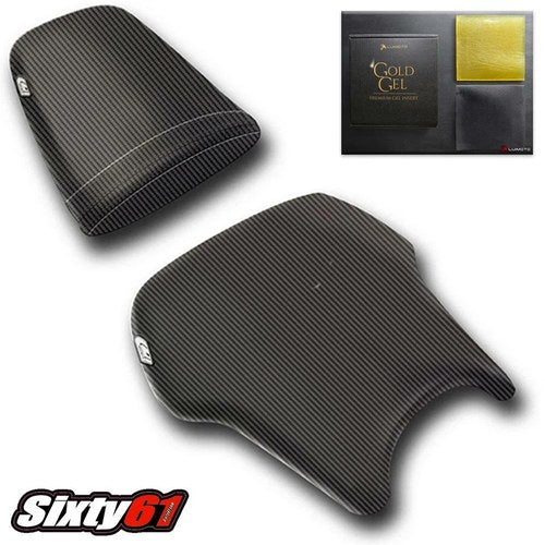 Seat Covers for Honda Cbr 600RR with Gel 2003-2004 Luimoto Front Rear Black