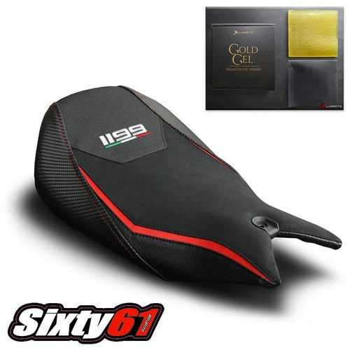 Ducati Panigale 1199 Seat Cover with Gel Pad 2011-2015 Veloce Luimoto Tec-Grip