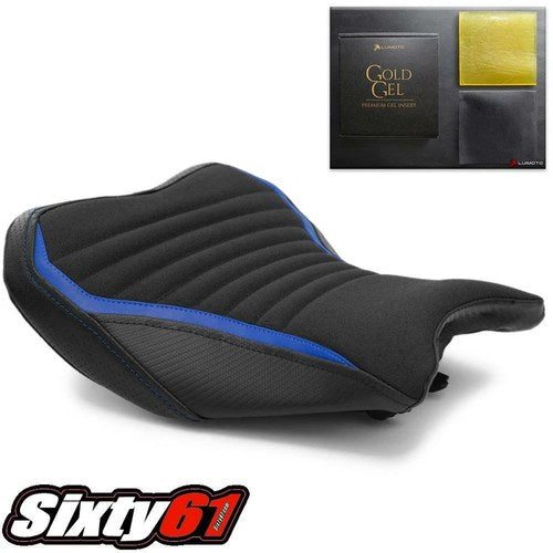 Kawasaki Z900 Seat Cover with Gel 2017 2018 2019 Luimoto Blue Black Carbon