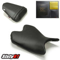 Yamaha R6 Seat Cover with Gel 2008-2015 2016 Luimoto Front Rear Black Carbon