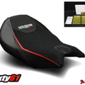 Ducati 1299 Panigale Seat Cover & Gel 2015-2018 Black Red Rider Veloce Luimoto