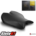 Yamaha R6 Seat Cover with Gel 2017-2024 2025 Luimoto Front Black Carbon Look