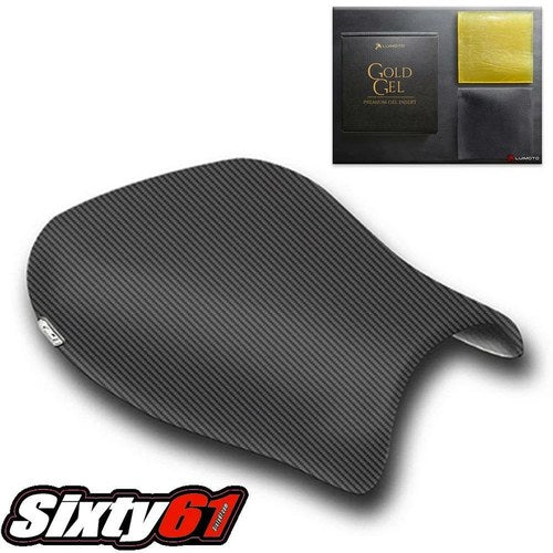 Hayabusa Seat Cover with Gel 1999-2004 2005 2006 2007 Luimoto Front Black Rider