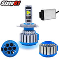 Honda Fury VT13CX LED 2010-2020 Headlight Bulb H4 Cob Light 4000LM White 6000K
