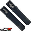 ZX14R Grips Comfort Black with Engraved Ninja Bar Ends Kawasaki 2006-2025 2026