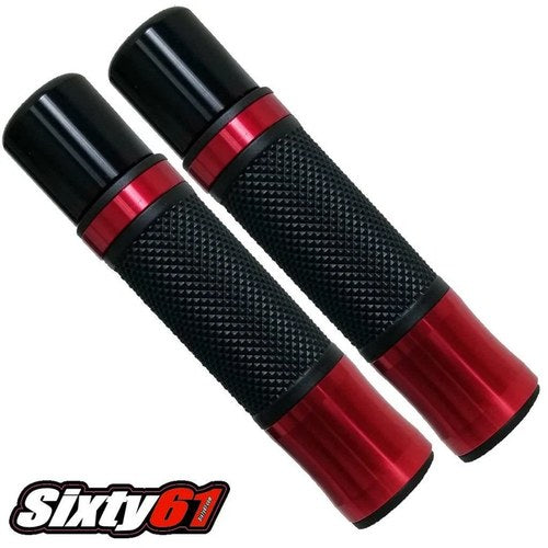 Hayabusa Black Red Grips 2008-2018 2019 2020 Suzuki Gel Comfort Hand Bar Ends