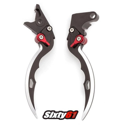 Yamaha R6 Black Levers 2017 2018 2019 2020 Brake Clutch Blade Set