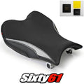 Suzuki Gsxr 1000 Seat Cover Front with Gel 2009-2015 2016 Black Luimoto Carbon