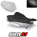Gsxr 1000 Seat Cover 2009-2015 2016 Suzuki Front Rear Black Gold Luimoto Carbon