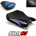Suzuki Gsxr 600 750 Seat Cover 2011-2026 Front Rear Black Blue Luimoto Carbon