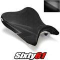 Suzuki Gsxr 600 750 Seat Cover 2008 2009 2010 Front Black Luimoto Carbon