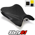 Suzuki Gsxr 600 750 Seat Cover with Gel 2008 2009 2010 Black Luimoto Carbon