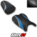 Suzuki Gsxr 600 750 Seat Cover 2006 2007 Front Rear Black Blue Luimoto Carbon