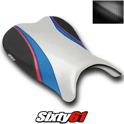 Suzuki Gsxr 600 750 Seat Cover 2006 2007 Front Blue White Red Luimoto Carbon